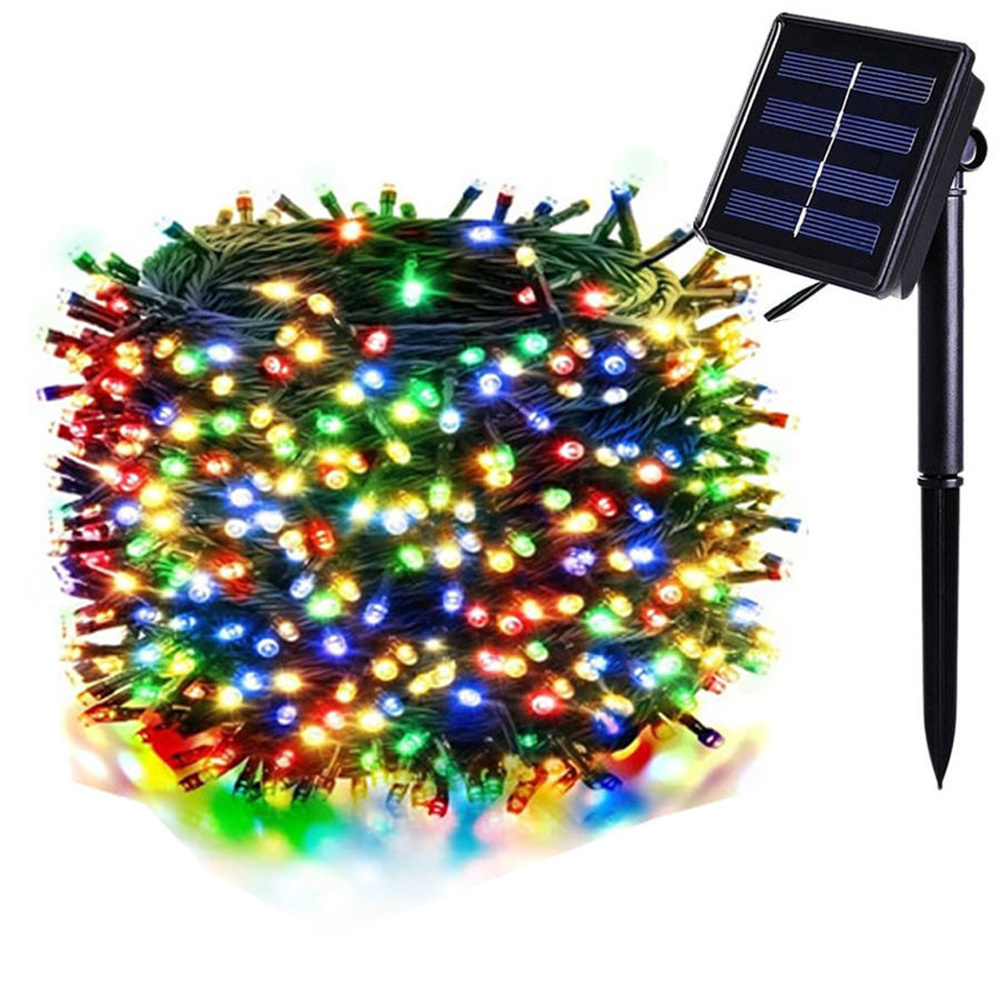 Xmas Outdoor Lighting Decorations - 300LED سلسلة ضوء الشمس الجنية في