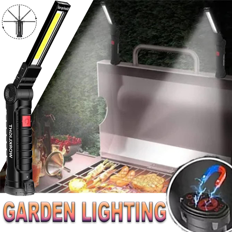 Outdoor Lighting Lumen - مصباح يدوي LED محمول مع خطاف