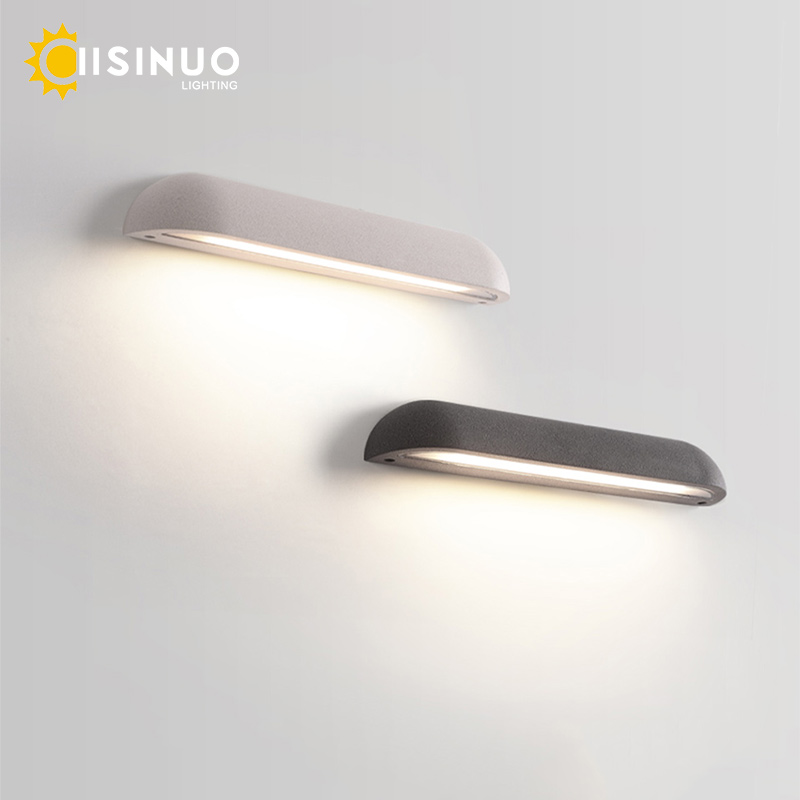 Outdoor Lighting Hardwired - في الهواء الطلق الجدار الخرساني الشمعدان