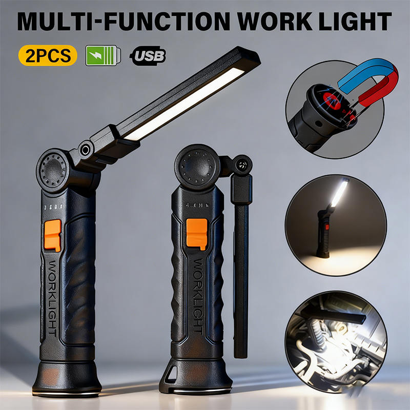 Outdoor Lighting Lumen - المحمولة COB مصباح ليد جيب USB