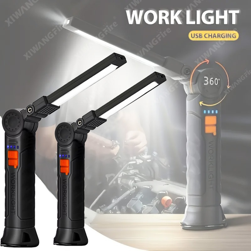 Outdoor Lighting Lumen - مصباح يدوي LED قابل لإعادة الشحن