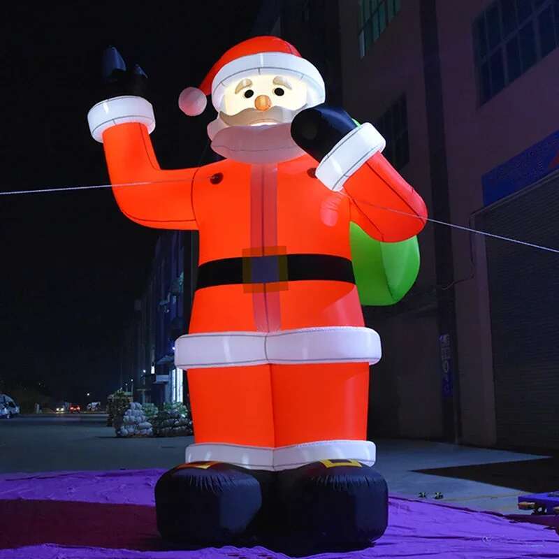 Xmas Outdoor Lighting Decorations - ضوء LED عملاق Iatable لتزيين عيد