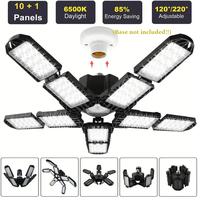 Outdoor Lighting Warehouse - لوحات قابلة للتشوه LED مصباح المرآب