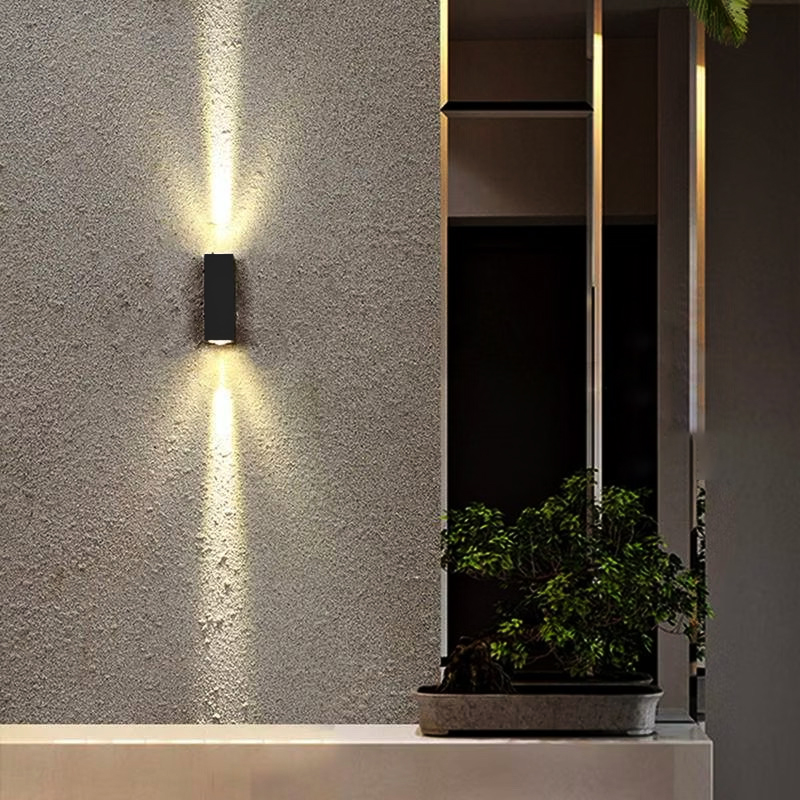 Outdoor Lighting Hardwired - مصباح جداري من الألومنيوم بتقنية LED