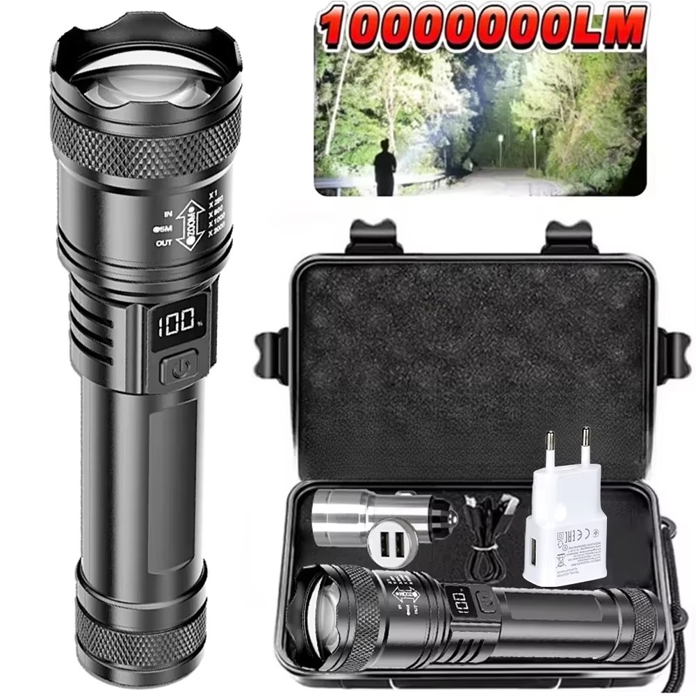 Outdoor Lighting Lumen - مصباح يدوي LED قابل لإعادة الشحن