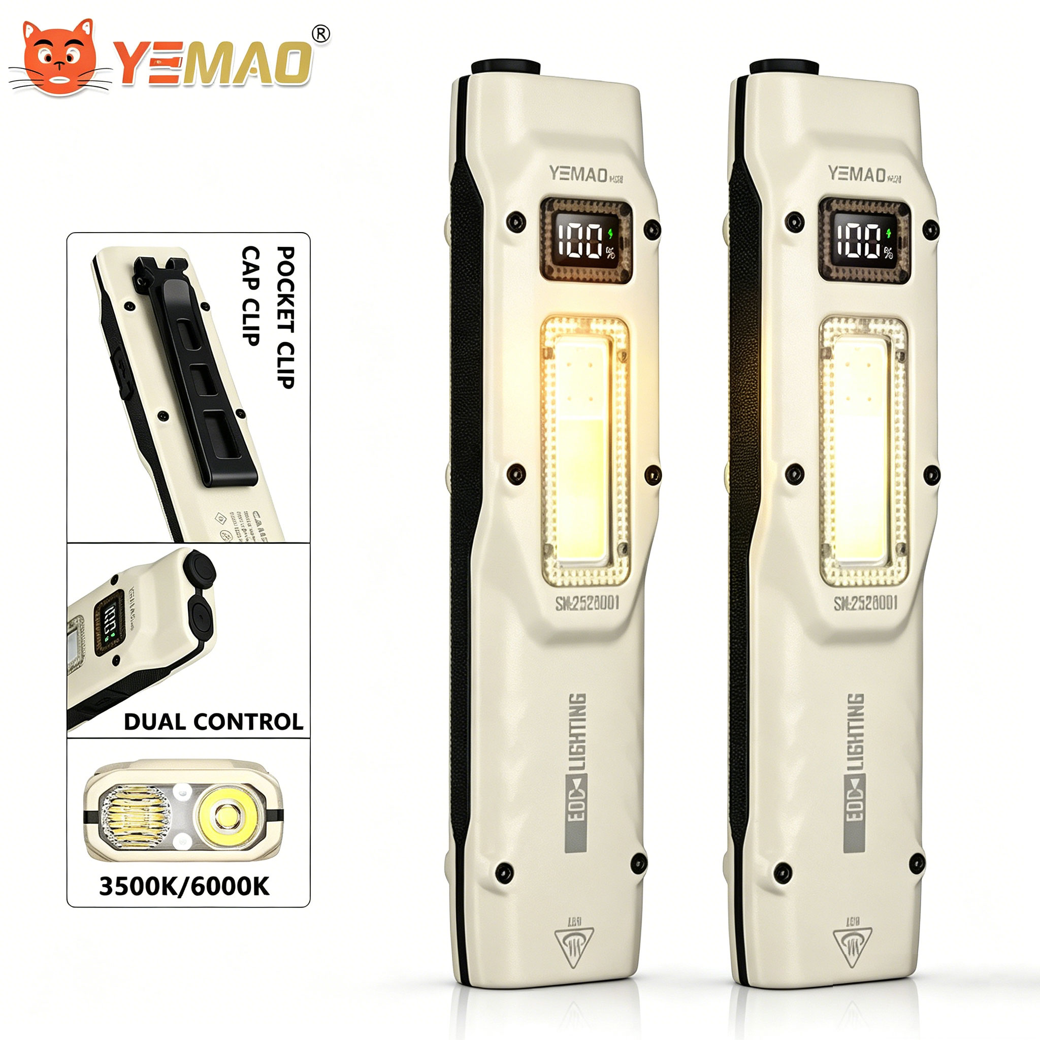 المحمولة 880LM YEMAO M28 رقيقة - مراجعة Outdoor Lighting Lumen وسعره
