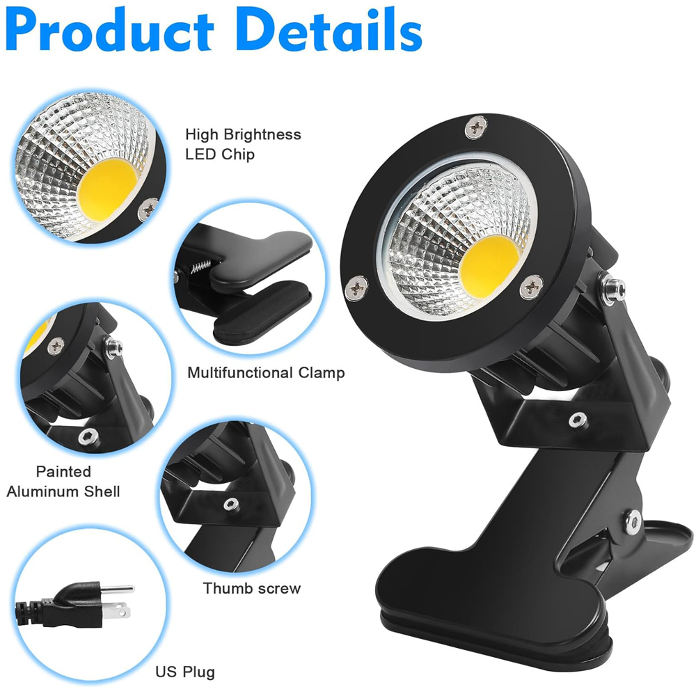 كليب على بقعة ضوء المكونات في  - مراجعة Outdoor Lighting Uk وسعره