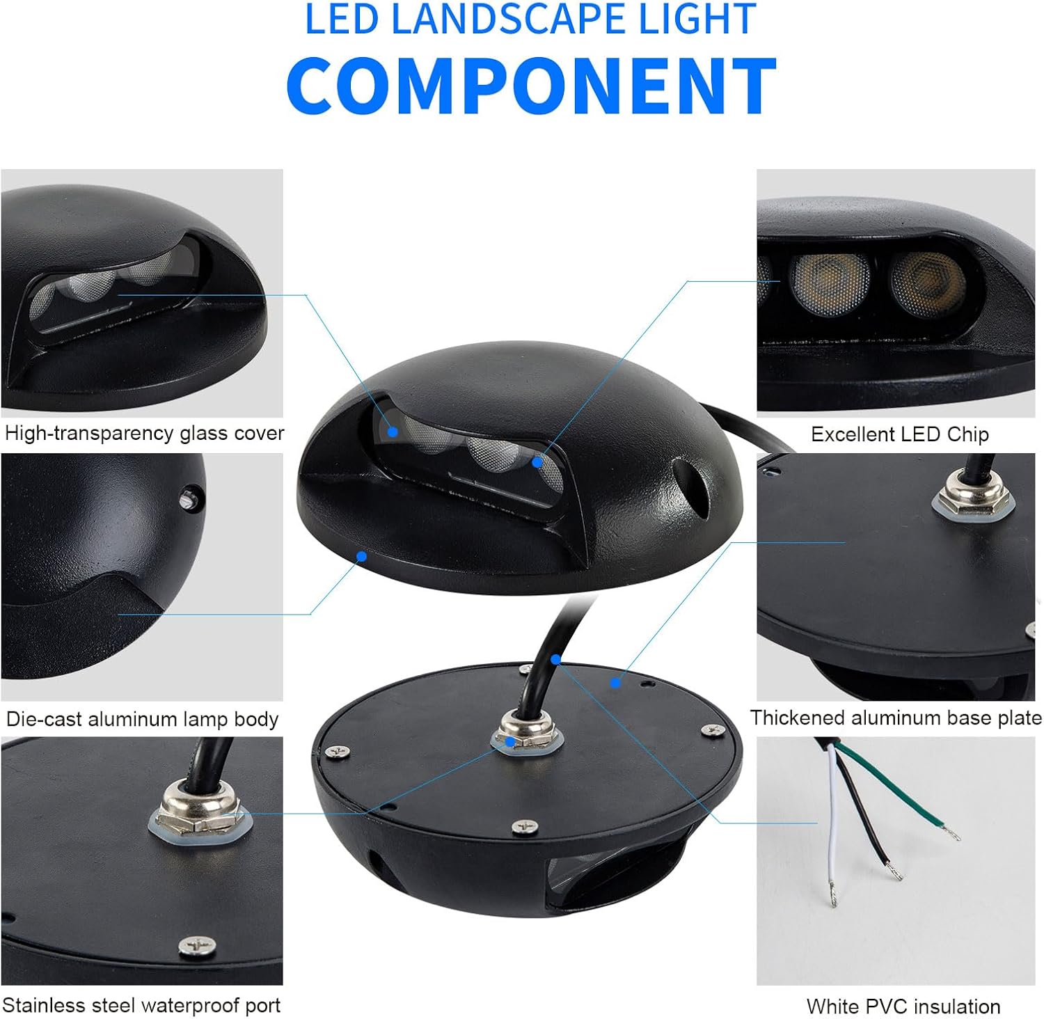 أضواء LED للدرج والشرفة AC220V - مراجعة Outdoor Lighting Hardwired وسعره