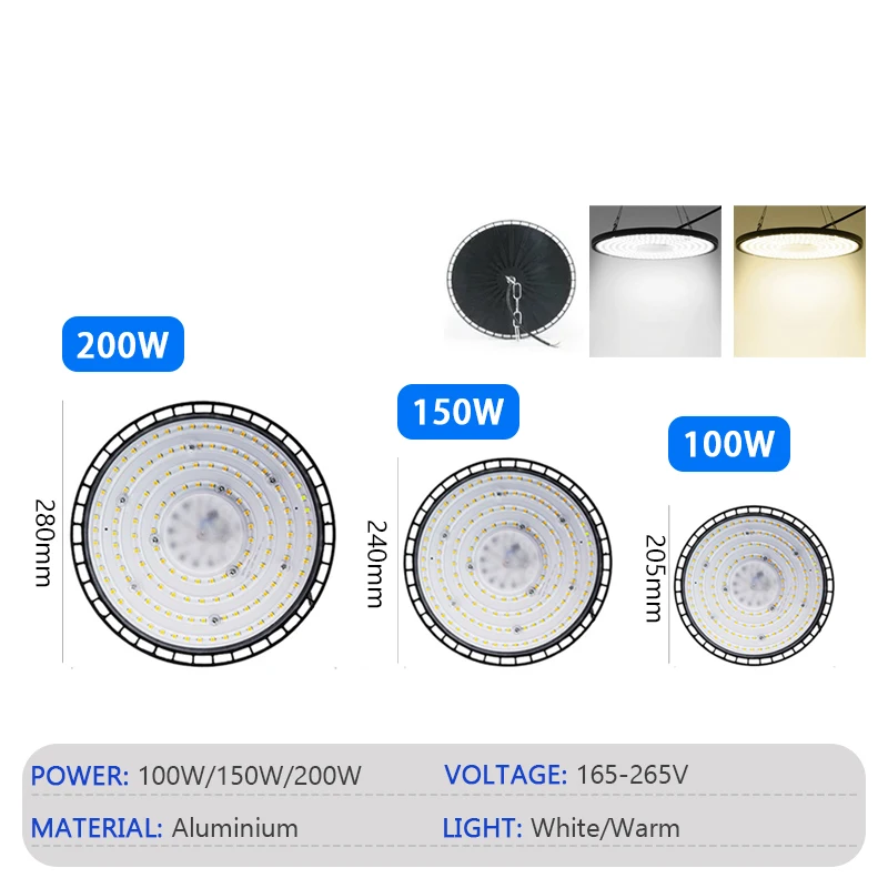 مصباح LED UFO عالي الإضاءة 220 - مراجعة Outdoor Lighting Warehouse وسعره