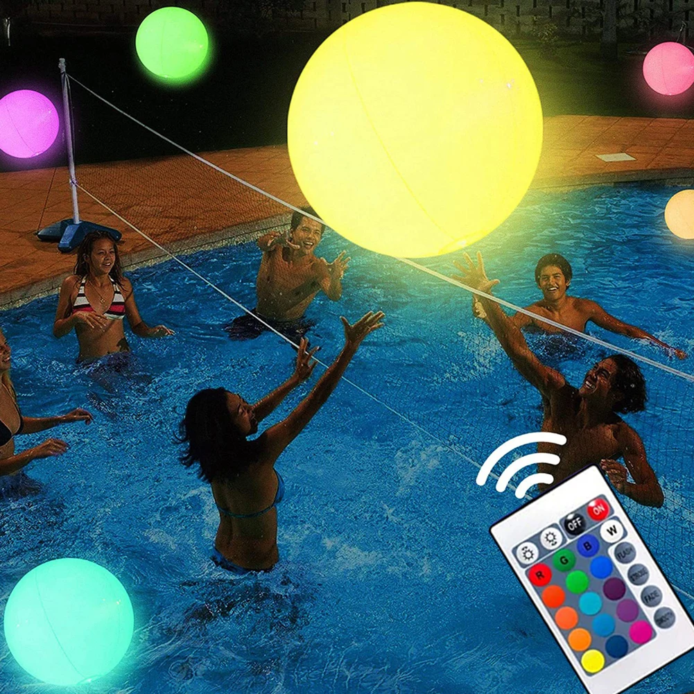 كرة رمي مضيئة بإضاءة ليد لعبة  - مراجعة Outdoor Lighting Around Pool وسعره