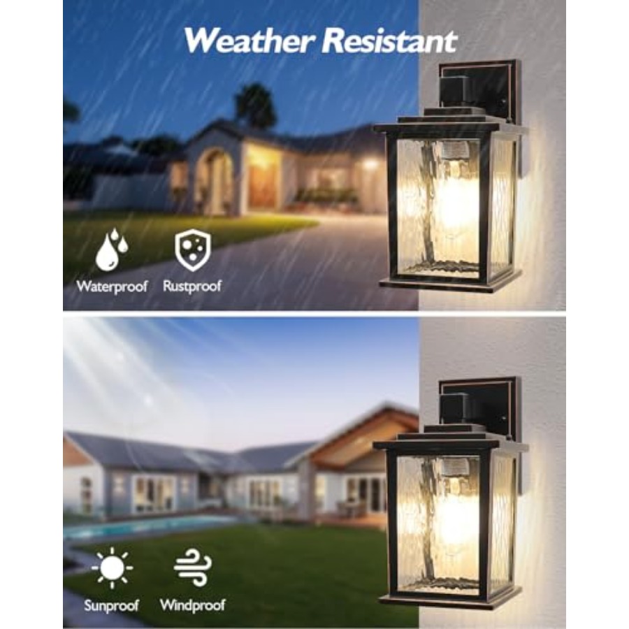 مصابيح شرفة خارجية 12 بوصة، فا - مراجعة Outdoor Lighting Hardwired وسعره