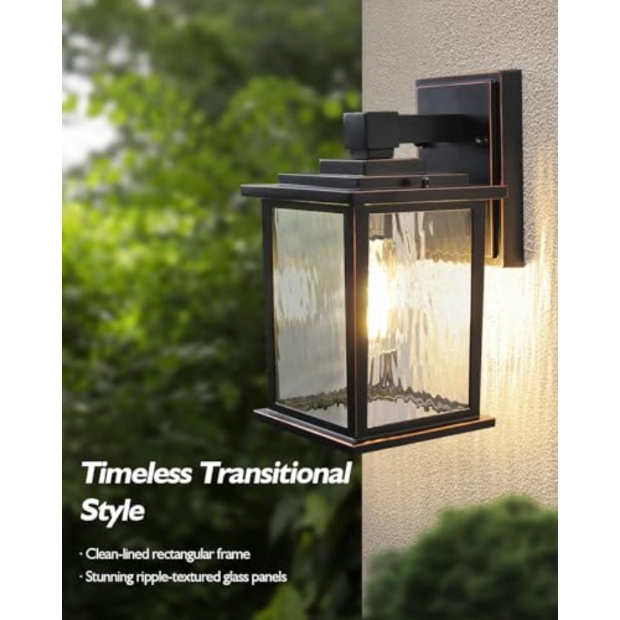 مصابيح شرفة خارجية 12 بوصة، فا - مراجعة Outdoor Lighting Hardwired وسعره
