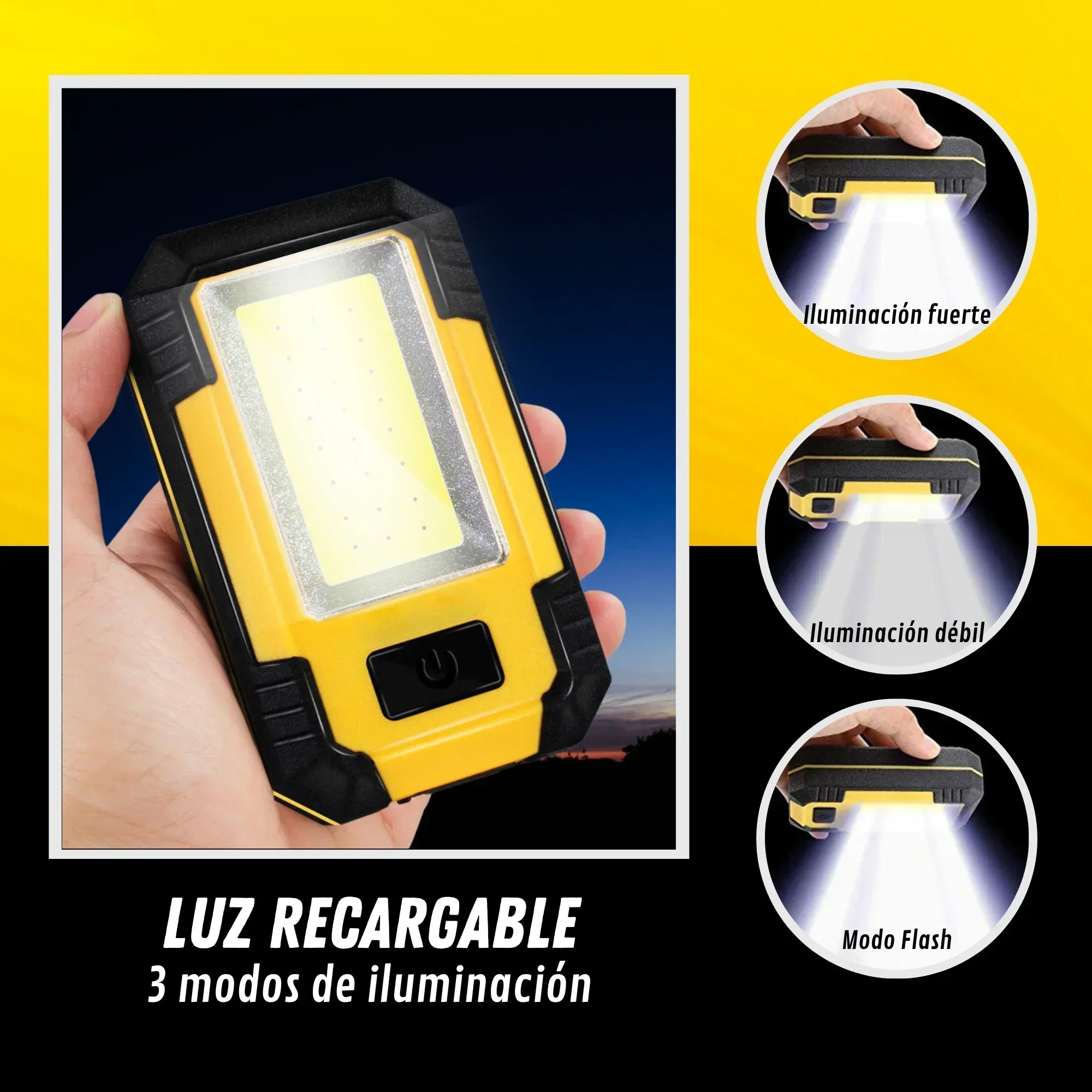 مصباح عمل قابل لإعادة الشحن بس - مراجعة Outdoor Lighting Lumen وسعره