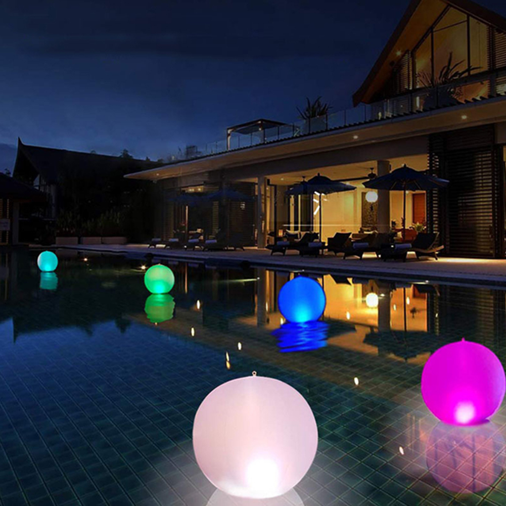 كرة مائية قابلة للنفخ مع إضاءة - مراجعة Outdoor Lighting Around Pool وسعره