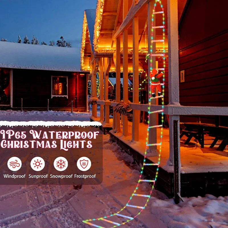 أضواء عيد الميلاد LED، سلسلة إ - مراجعة Outdoor Lighting Decoration وسعره