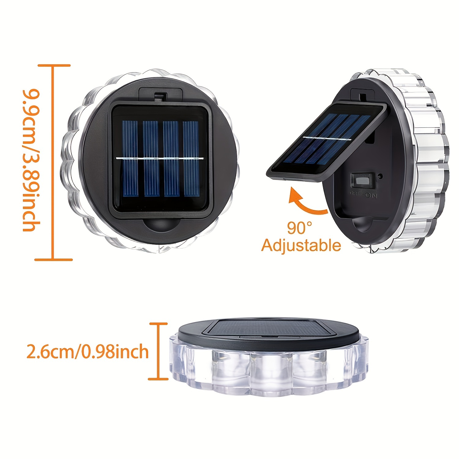 4 عبوات من مصابيح LED الشمسية  - مراجعة Outdoor Lighting Around Pool وسعره