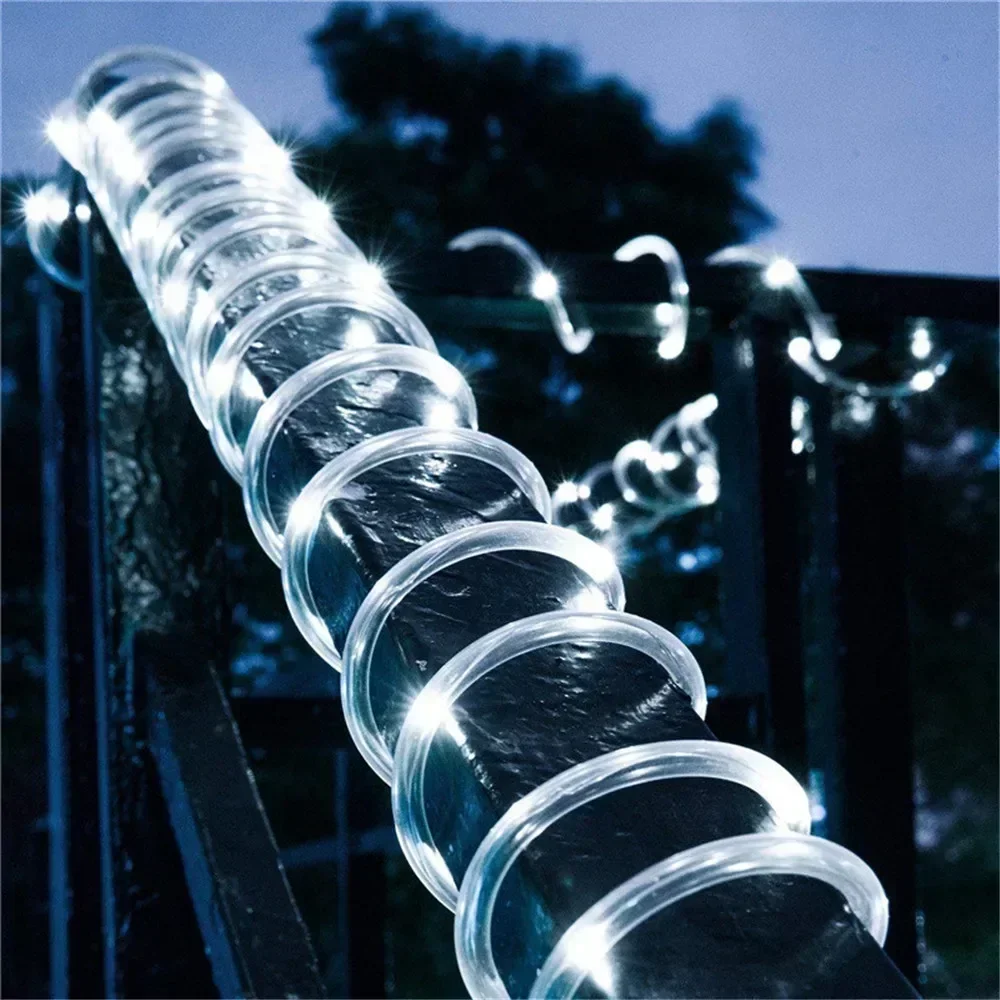 في الهواء الطلق الشمسية حبل مص - مراجعة Xmas Outdoor Lighting Decorations وسعره