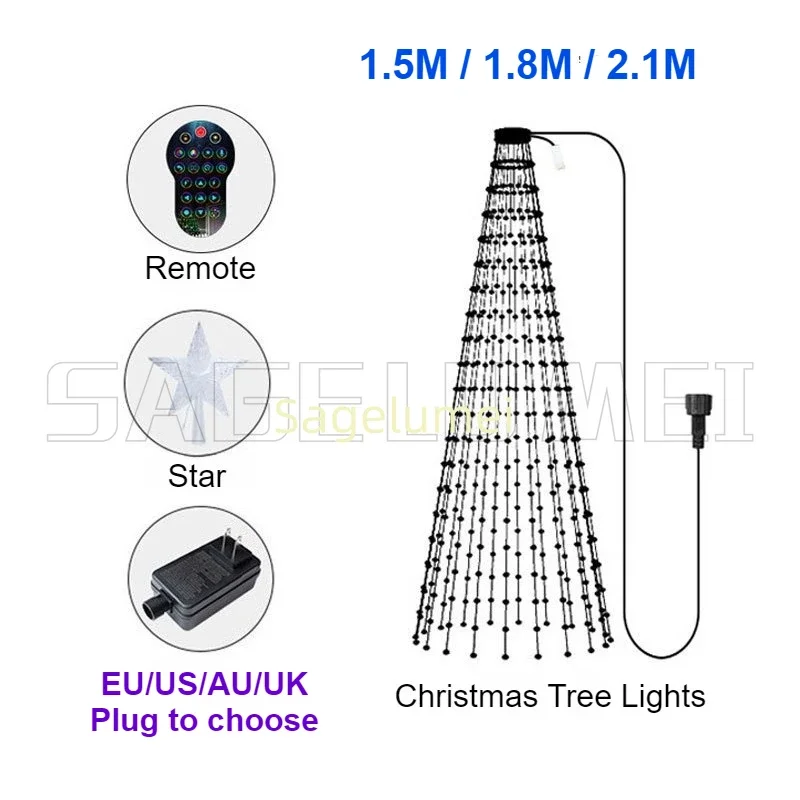 RGBIC 400 المصابيح أضواء عيد ا - مراجعة Outdoor Lighting Uk وسعره