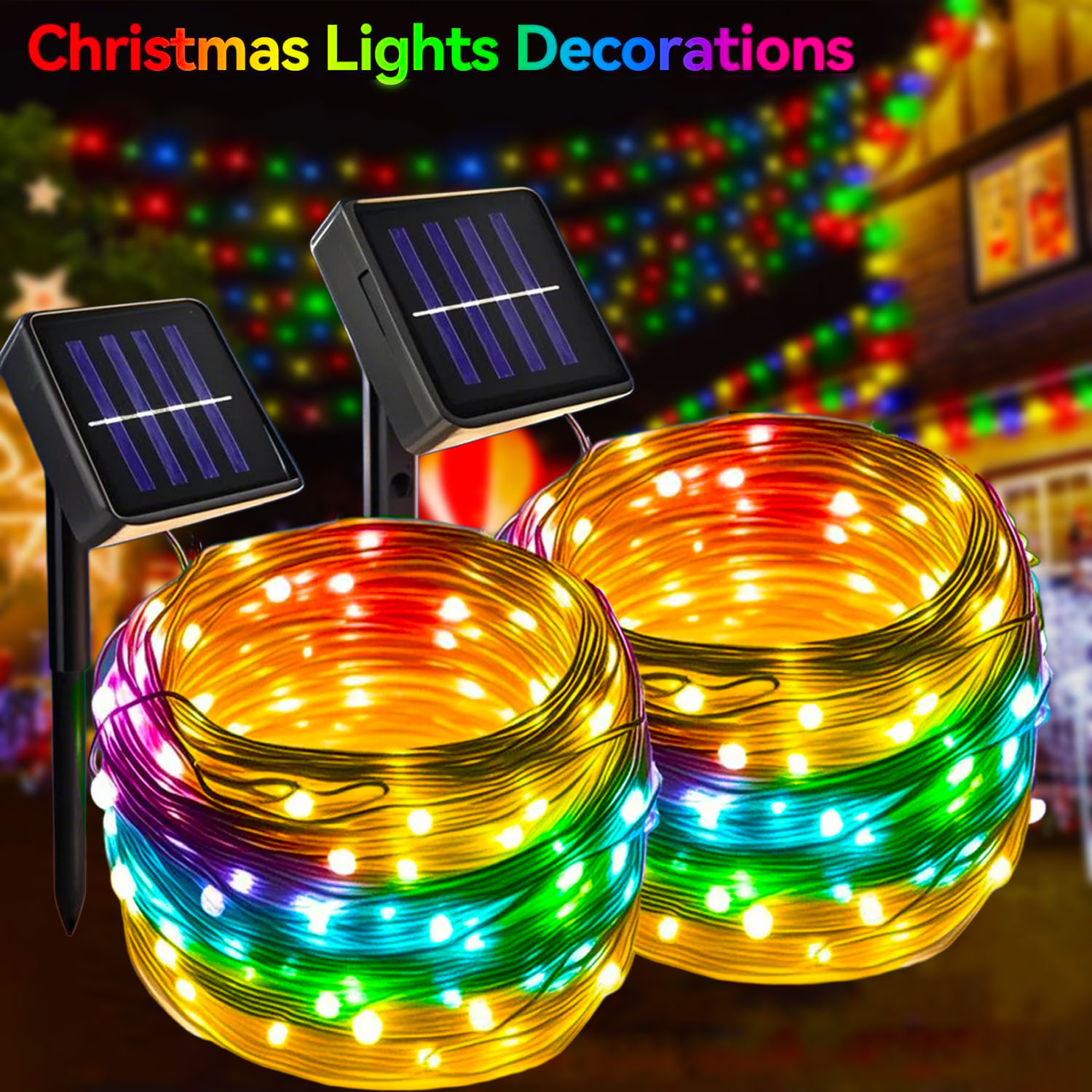 عيد الميلاد في الهواء الطلق سل - مراجعة Xmas Outdoor Lighting Decorations وسعره