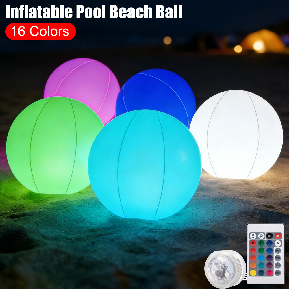 كرة شاطئ قابلة للنفخ مضيئة بتق - مراجعة Outdoor Lighting Around Pool وسعره