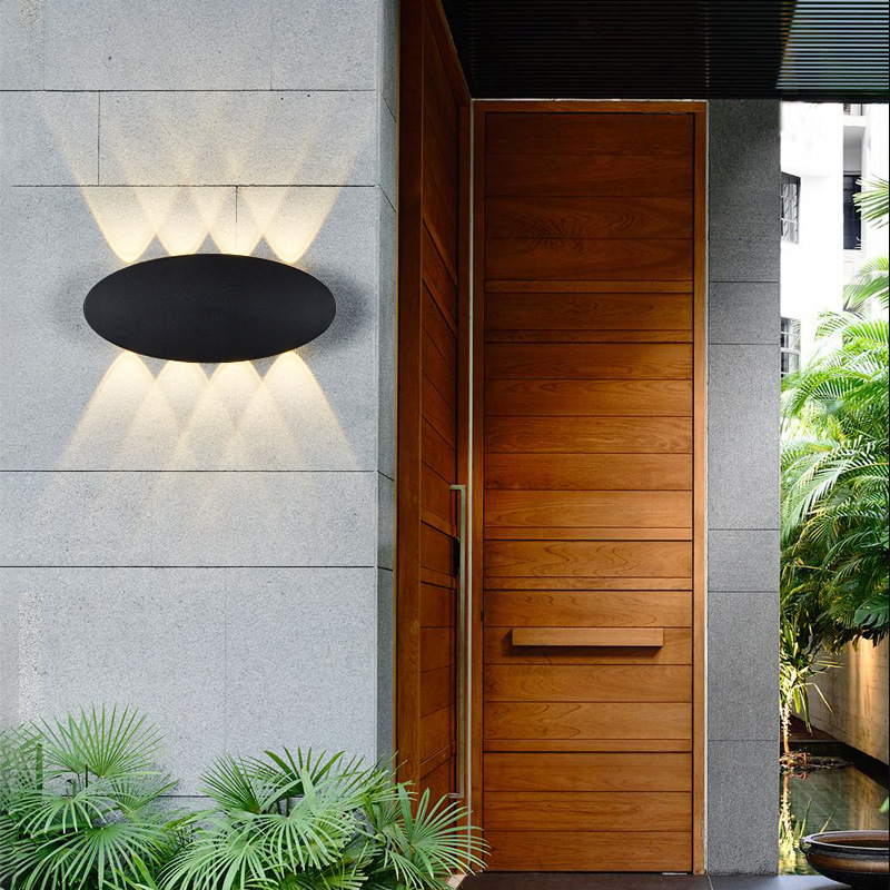 مصباح جداري بيضاوي من الألومني - مراجعة Outdoor Lighting Hardwired وسعره