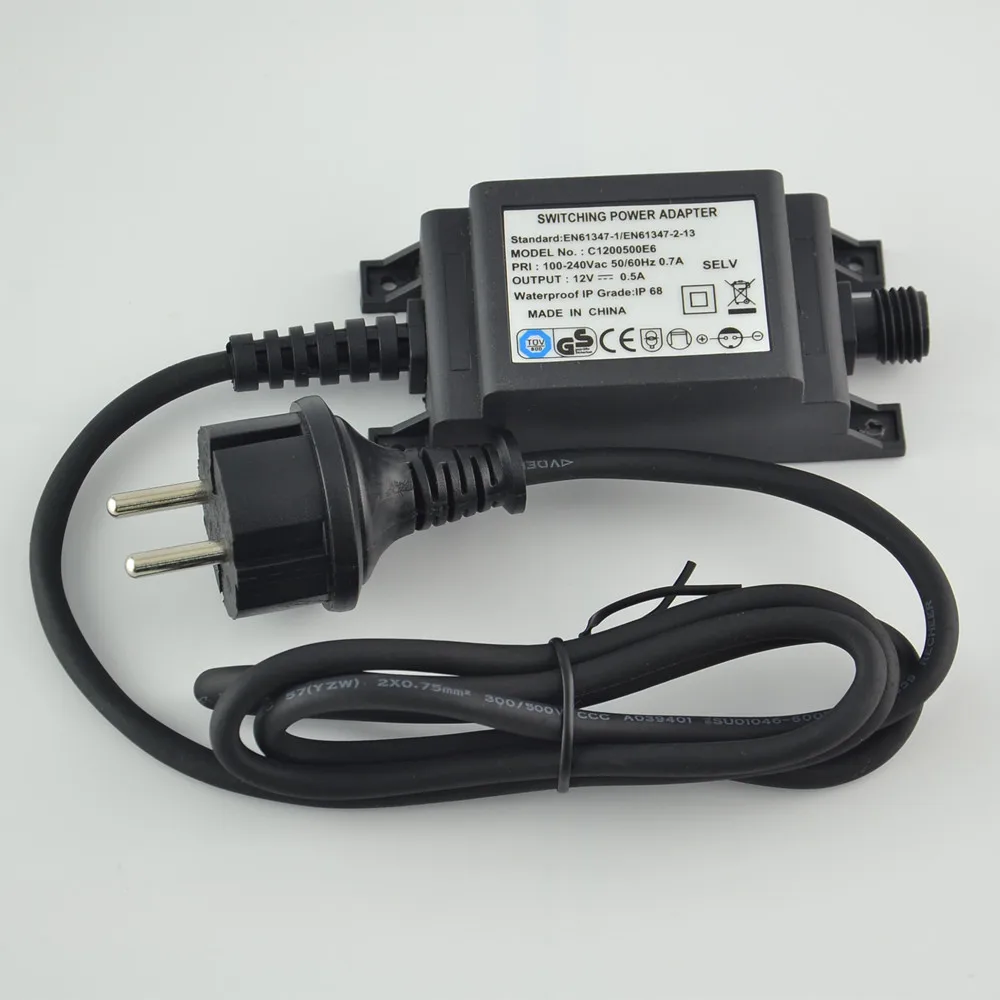 IP68 DC12V 1A قرص الطاقة شاحن  - مراجعة Outdoor Lighting Uk وسعره