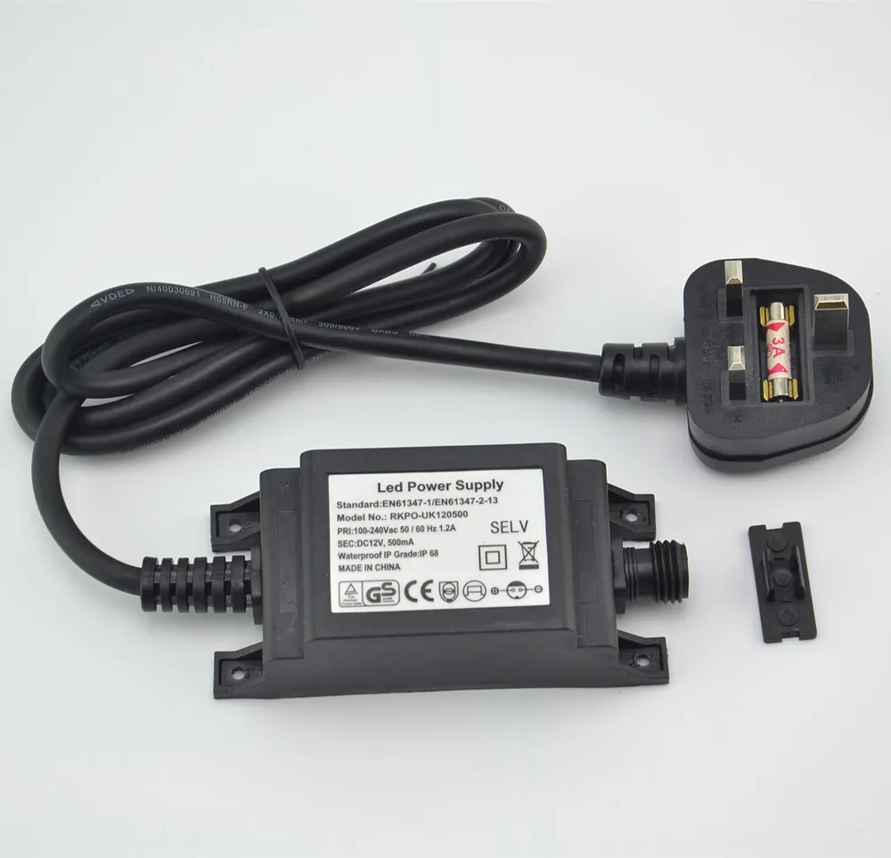 IP68 DC12V 1A قرص الطاقة شاحن  - مراجعة Outdoor Lighting Uk وسعره