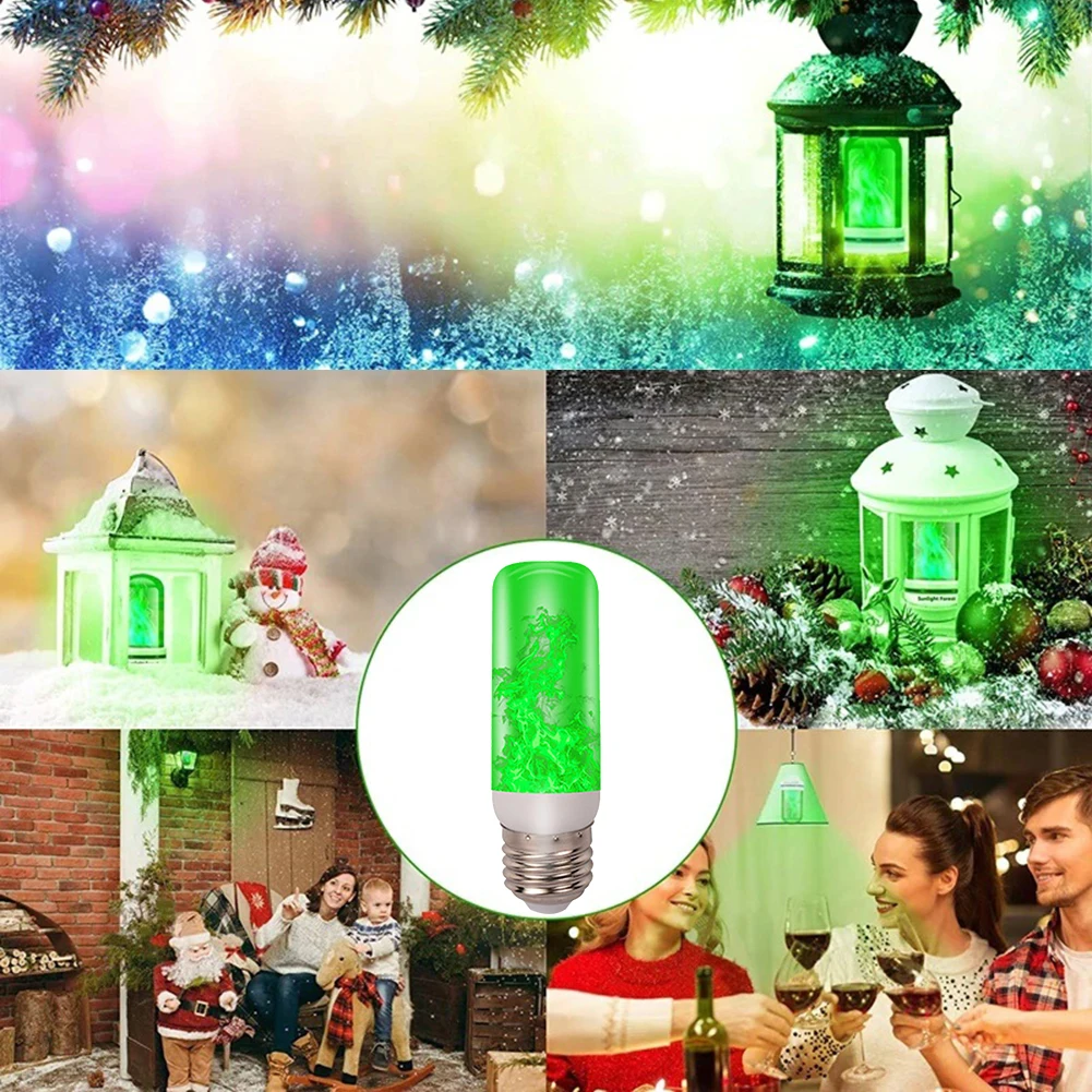 LED وميض لهب ضوء لمبة مقلد حرق - مراجعة Xmas Outdoor Lighting Decorations وسعره