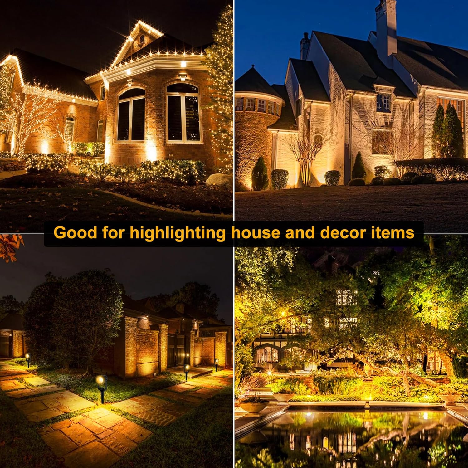 4/6/8 المصابيح 3000K الأضواء ف - مراجعة Outdoor Lighting Uk وسعره
