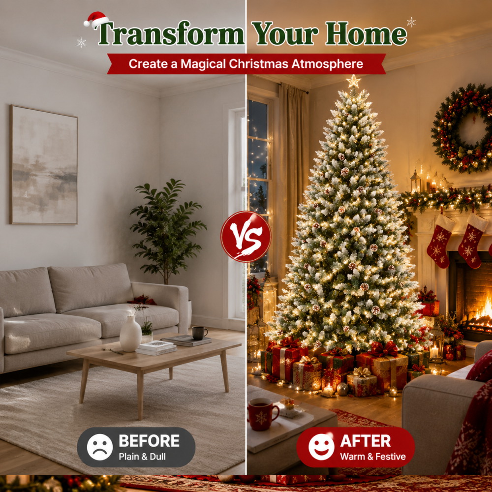 شجرة عيد الميلاد الاصطناعية ال - مراجعة Xmas Outdoor Lighting Decorations وسعره