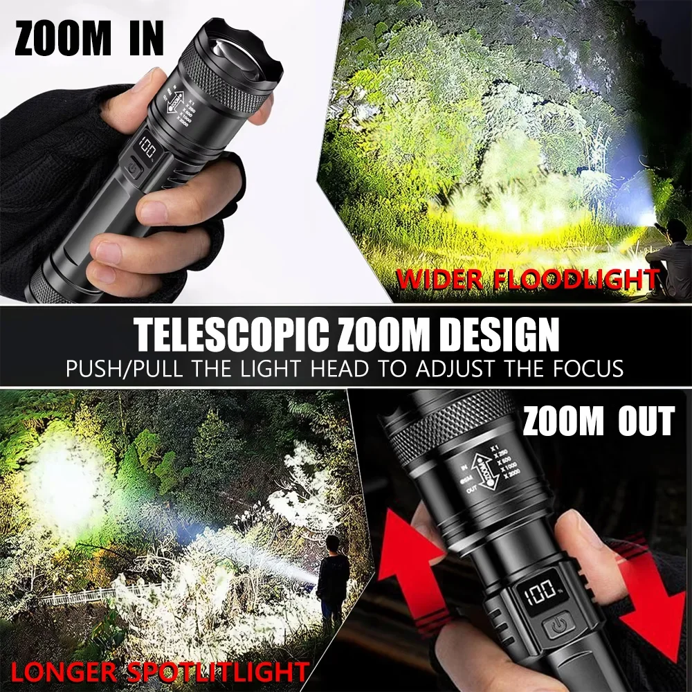 مصباح يدوي LED قابل لإعادة الش - مراجعة Outdoor Lighting Lumen وسعره