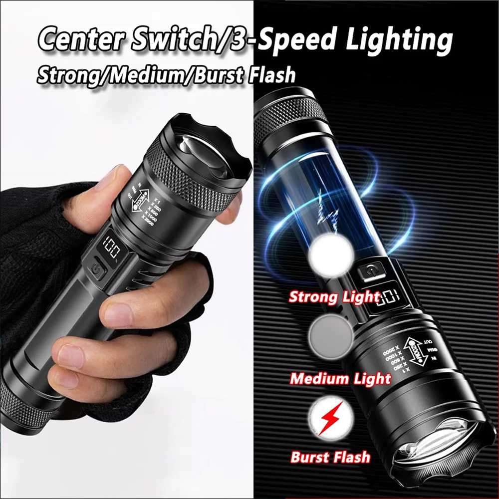 مصباح يدوي LED قابل لإعادة الش - مراجعة Outdoor Lighting Lumen وسعره