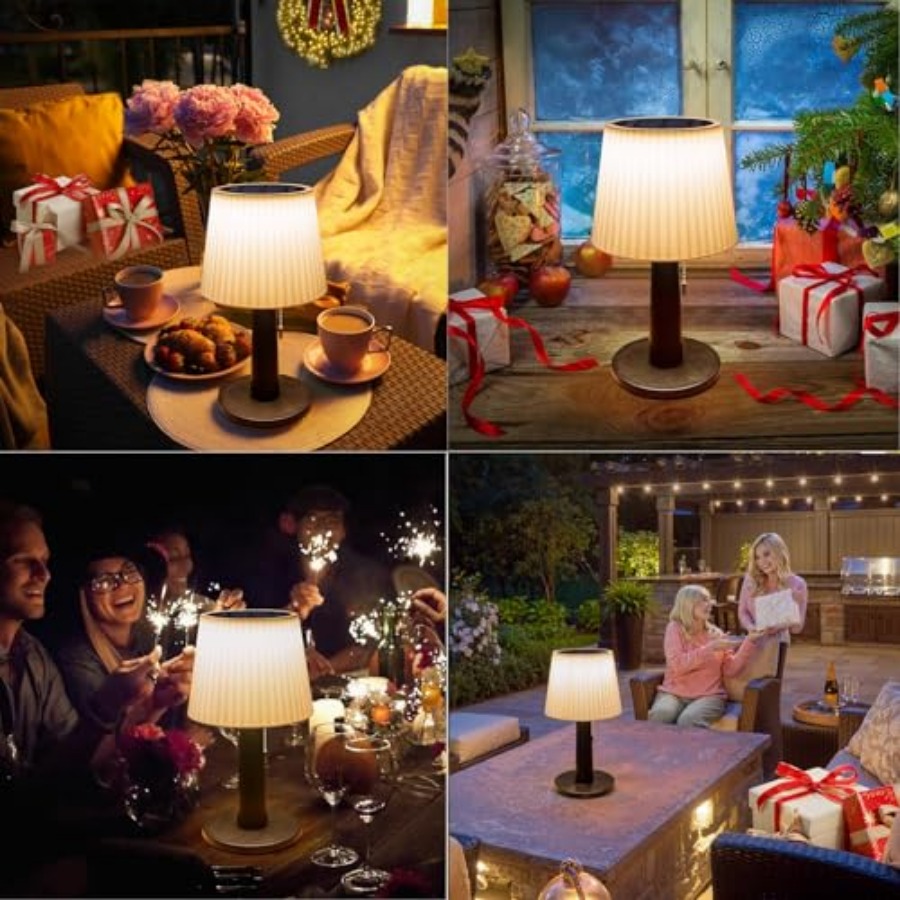 مصابيح طاولة تعمل بالطاقة الشم - مراجعة Outdoor Lighting Led وسعره